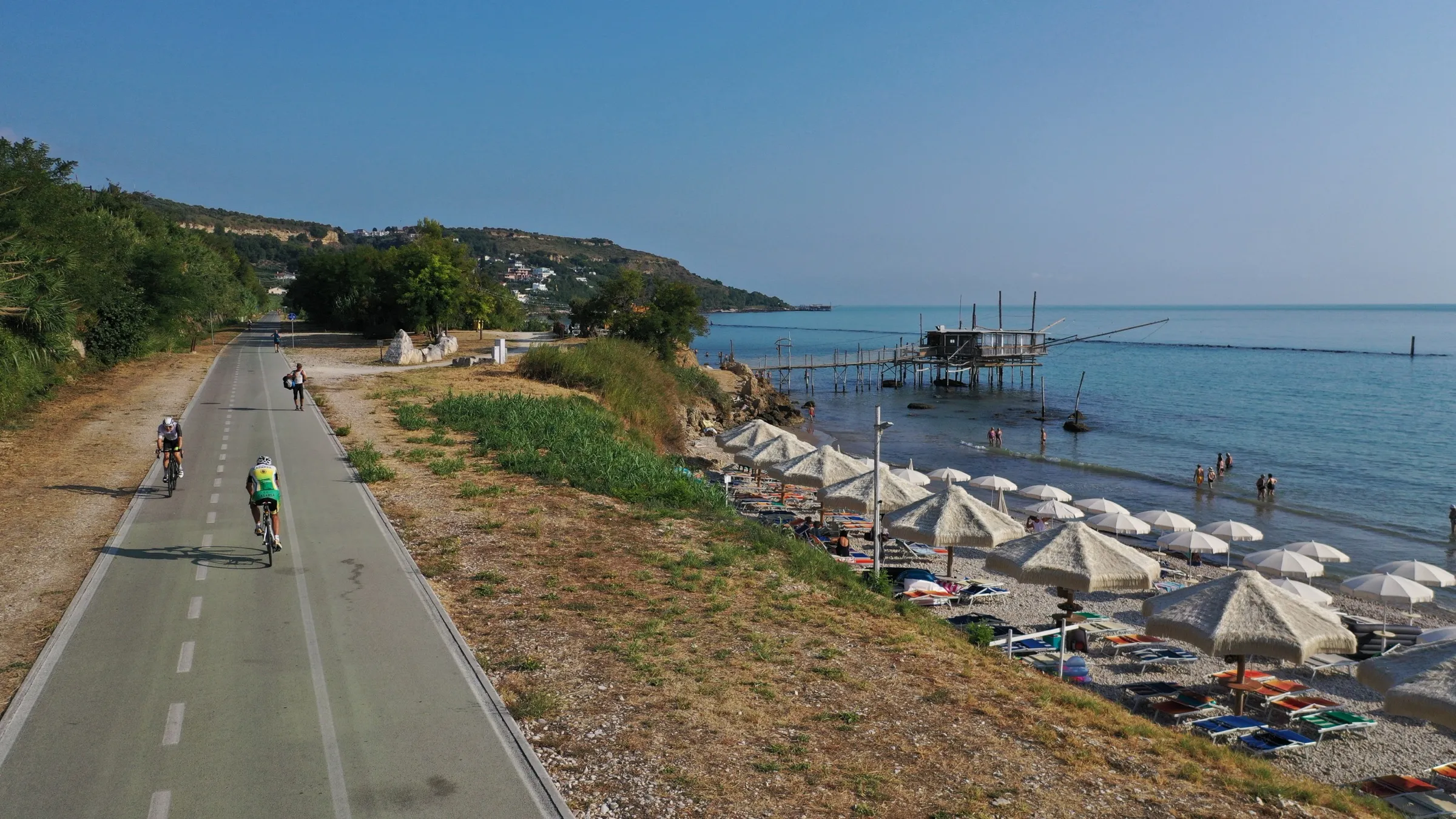 La Via Verde, la pista ciclopedonale sul mare della Costa dei Trabocchi